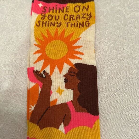 Blue Q Womens Cotton Ankle Socks Shine On You Crazy Thing - Picture 4 of 7